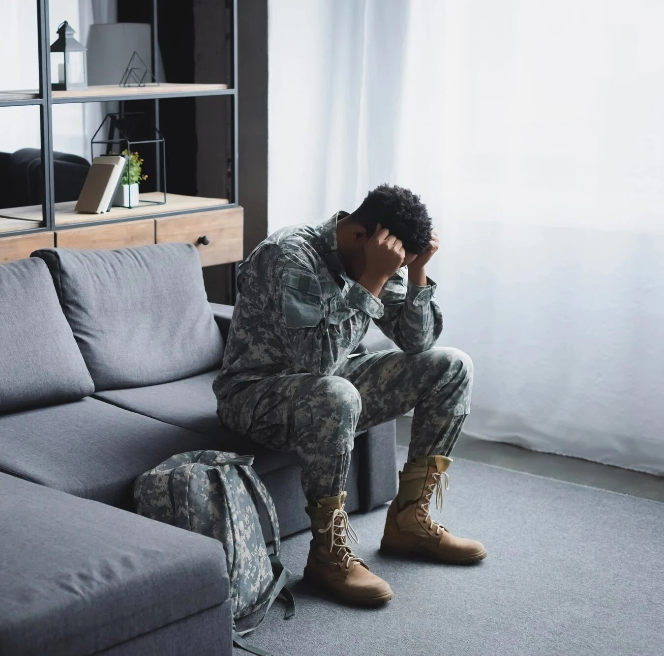 African American man suffering from PTSD-min African American man suffering from PTSD min e1757363598695